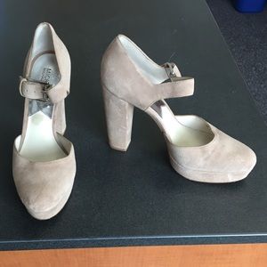 Michael Kors nude platform heels